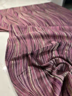 Allure Jacquard Table Linen in Mauve