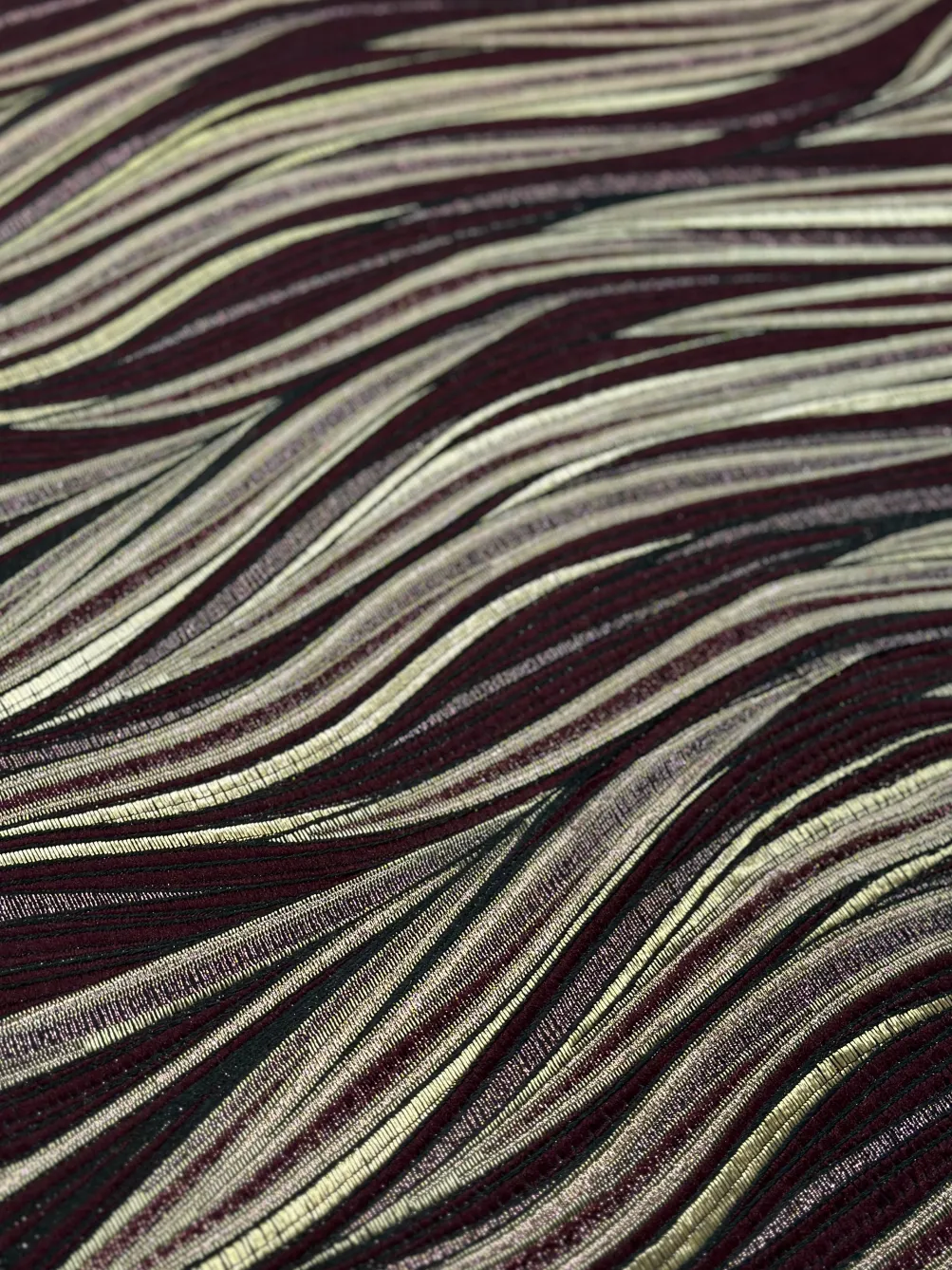 Allure Jacquard Table Linen in Burgundy