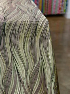 Allure Jacquard Table Linen in Taupe