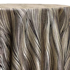 Allure Jacquard Table Linen in Taupe
