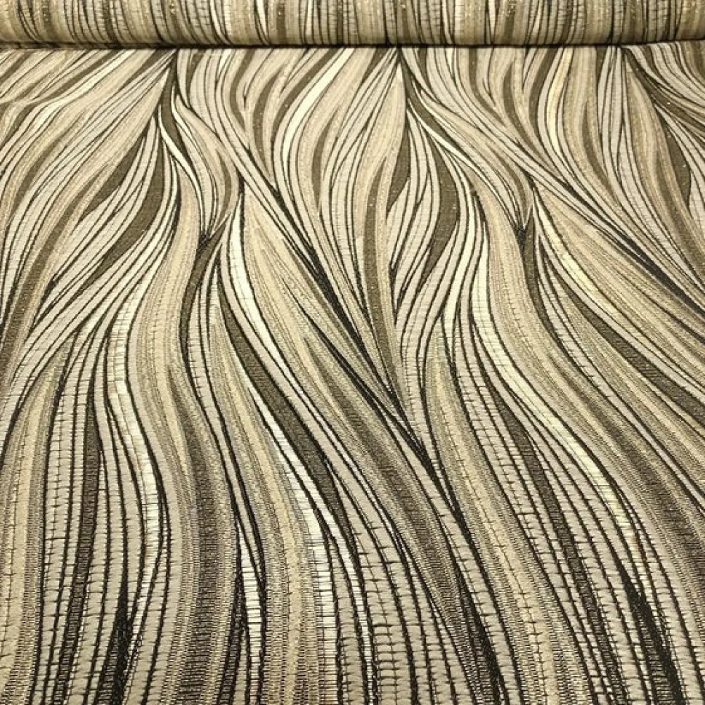 Allure Jacquard Table Linen in Taupe