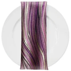 Allure Jacquard Table Napkin in Mauve