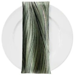 Allure Jacquard Table Napkin in Green