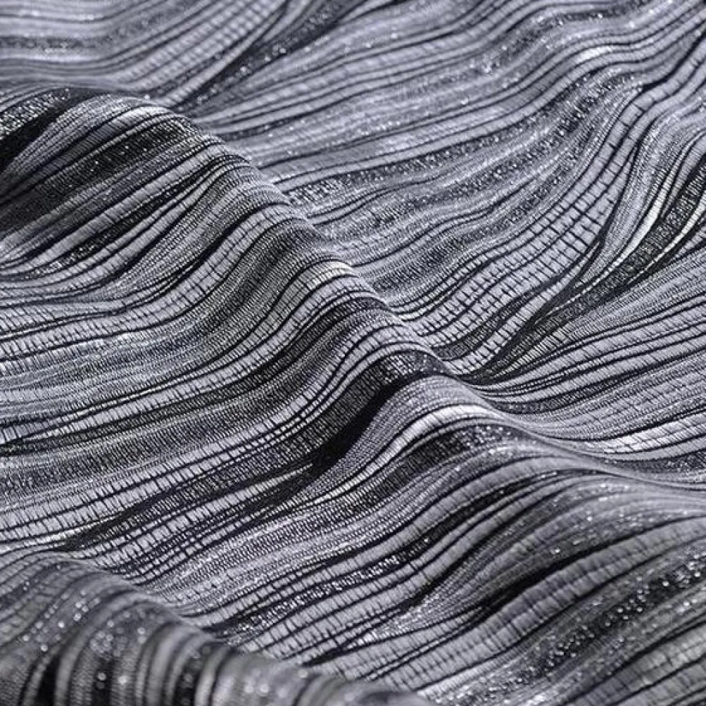 Allure Jacquard Table Napkin in Silver