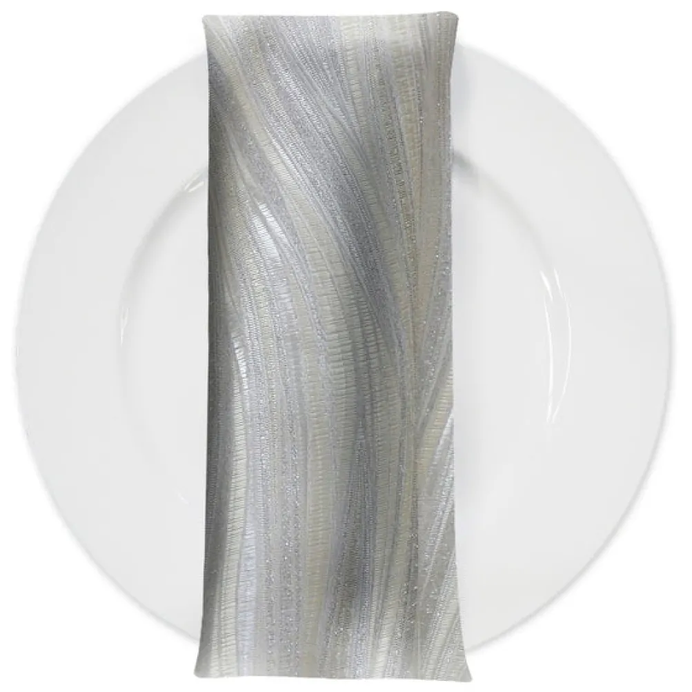 Allure Jacquard Table Napkin in Ivory