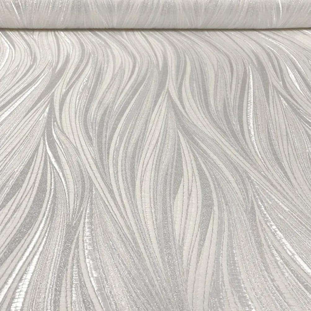 Allure Jacquard Table Runner in White
