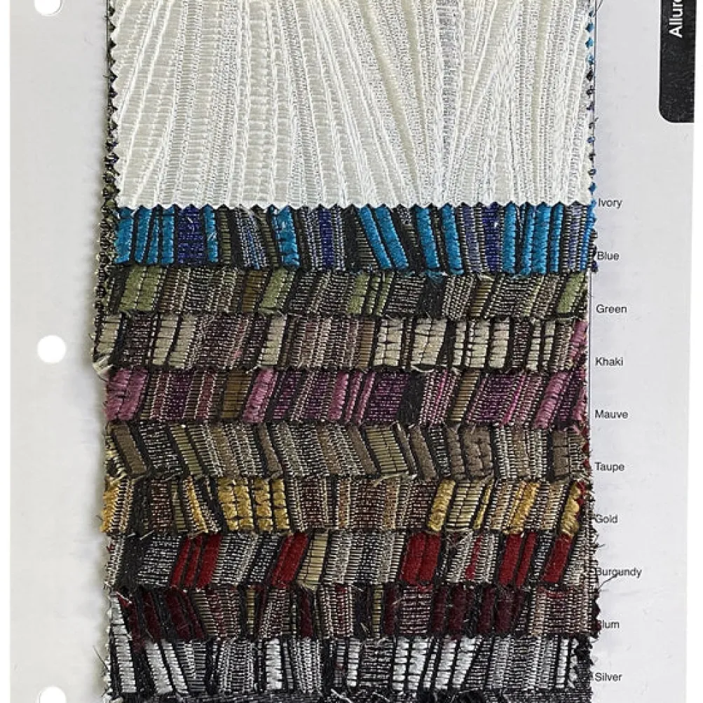 Allure Jacquard Table Runner in Silver