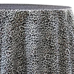 Animal Print Table Linen in Jaguar