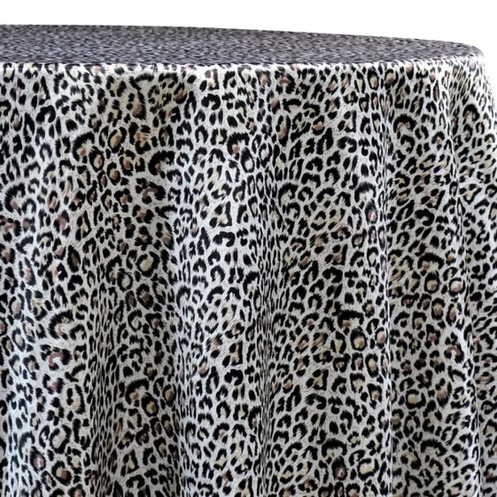 Animal Print Table Linen in Jaguar