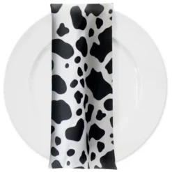 Animal Print Table Napkin in Cow