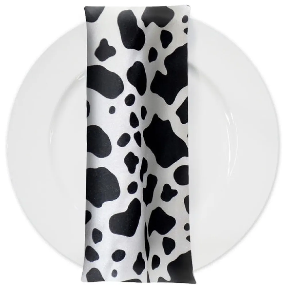 Animal Print Table Napkin in Cow