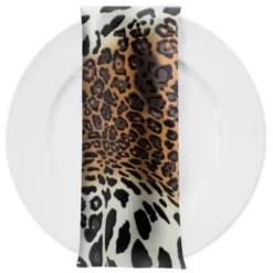 Animal Print Table Napkin in Leopard