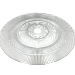 Apollo - Glass Charger Plate in Silver (Item # 0328)