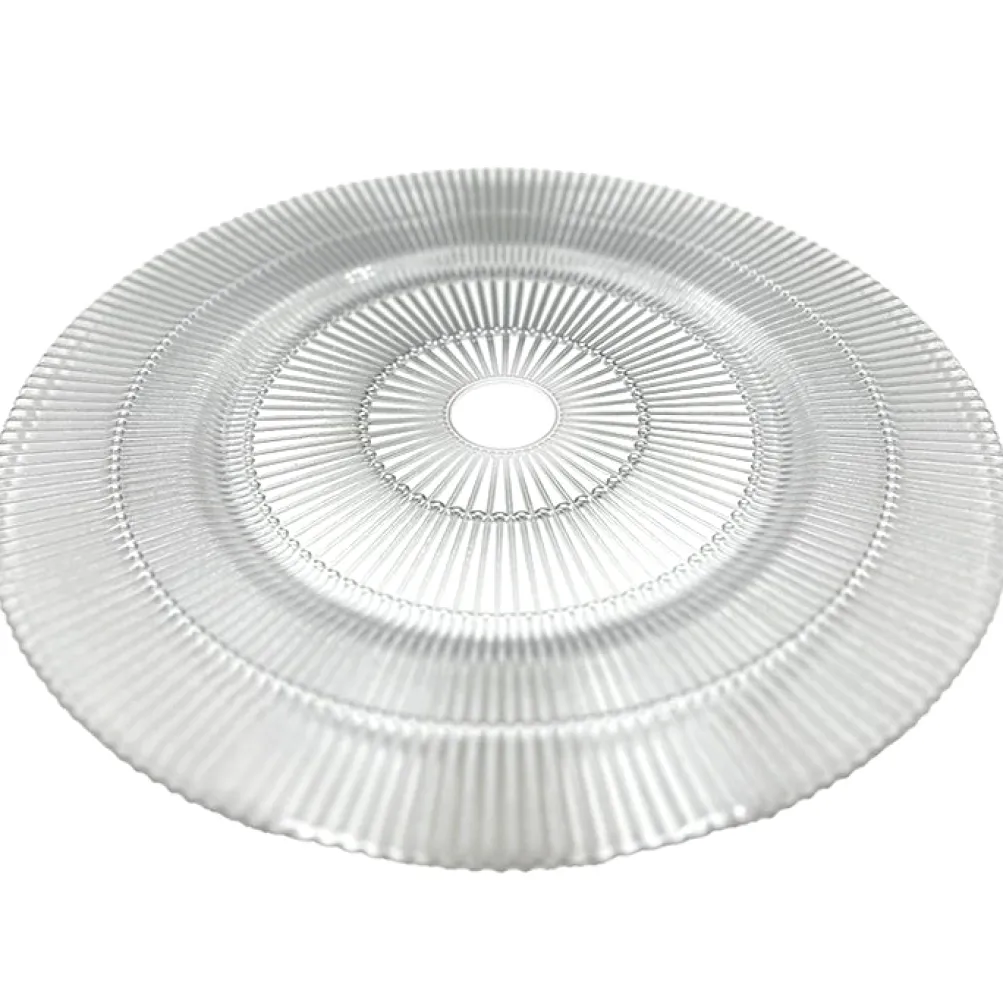 Apollo - Glass Charger Plate in Silver (Item # 0328)