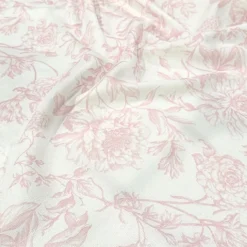Artistry Bloom (Slub Print) Table Runner in Dusty Rose