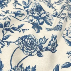 Artistry Bloom (Slub Print) Table Napkin in Royal