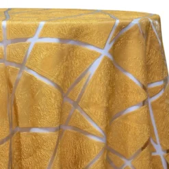 Atlas Sheer Table Linen in Gold