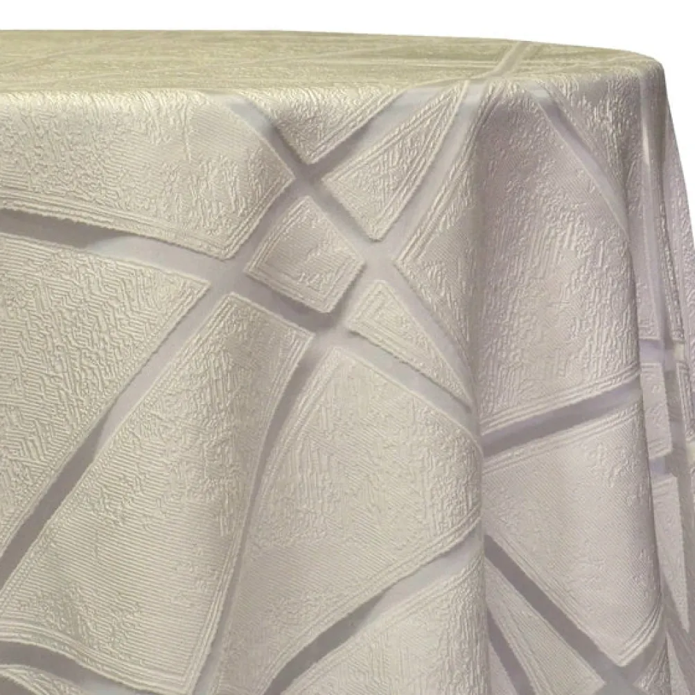 Atlas Sheer Table Linen in Ivory
