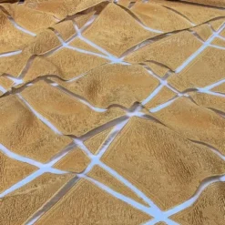 Atlas Sheer Table Runner in Gold