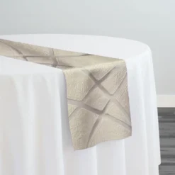 Atlas Sheer Table Runner in Ivory