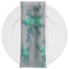 Baby Rose Embroidery (w/ Poly Lining) Table Napkin in Mint