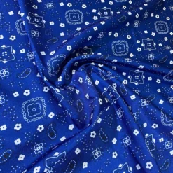 Bandana (Poly Print) Table Linen in Royal