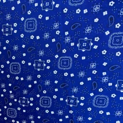 Bandana (Poly Print) Table Linen in Royal
