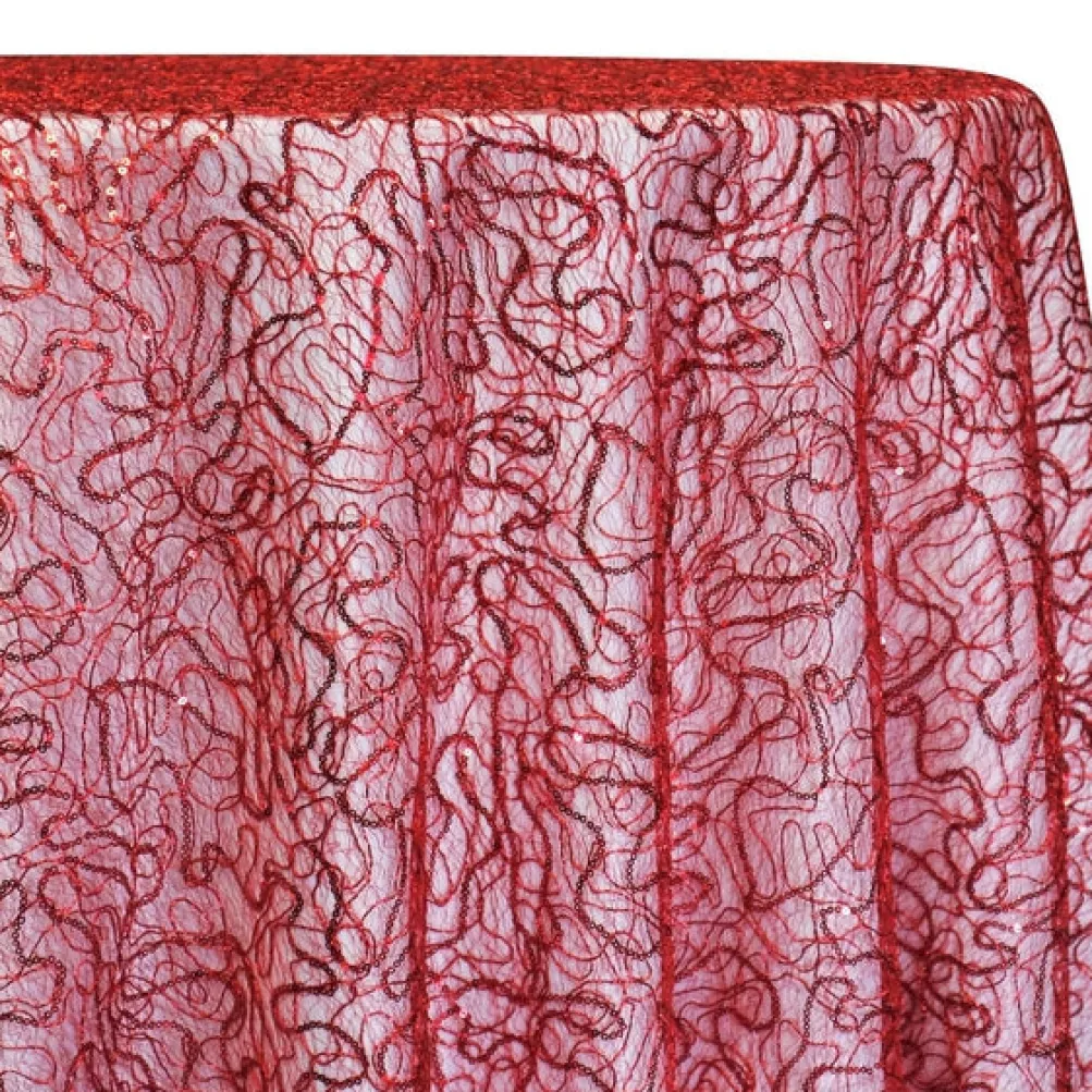 Bedazzle Table Linen in Red