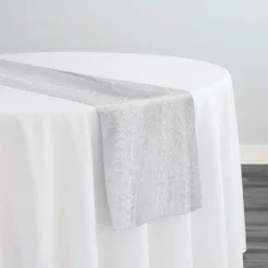 Bedazzle Table Runner in White