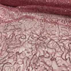 Bedazzle (w/ Poly Lining) Table Napkin in Dusty Rose