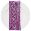 Bedazzle (w/ Poly Lining) Table Napkin in Fuchsia