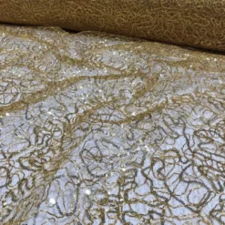 Bedazzle (w/ Poly Lining) Table Napkin in Gold 18K