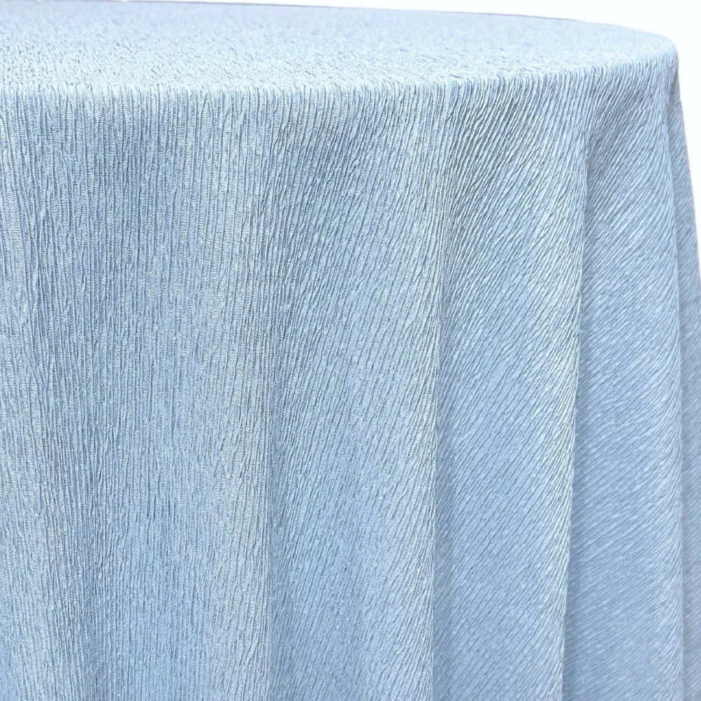 Bella Crepe Table Linen in Baby Blue