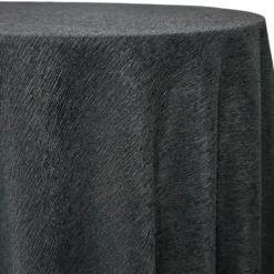 Bella Crepe Table Linen in Black