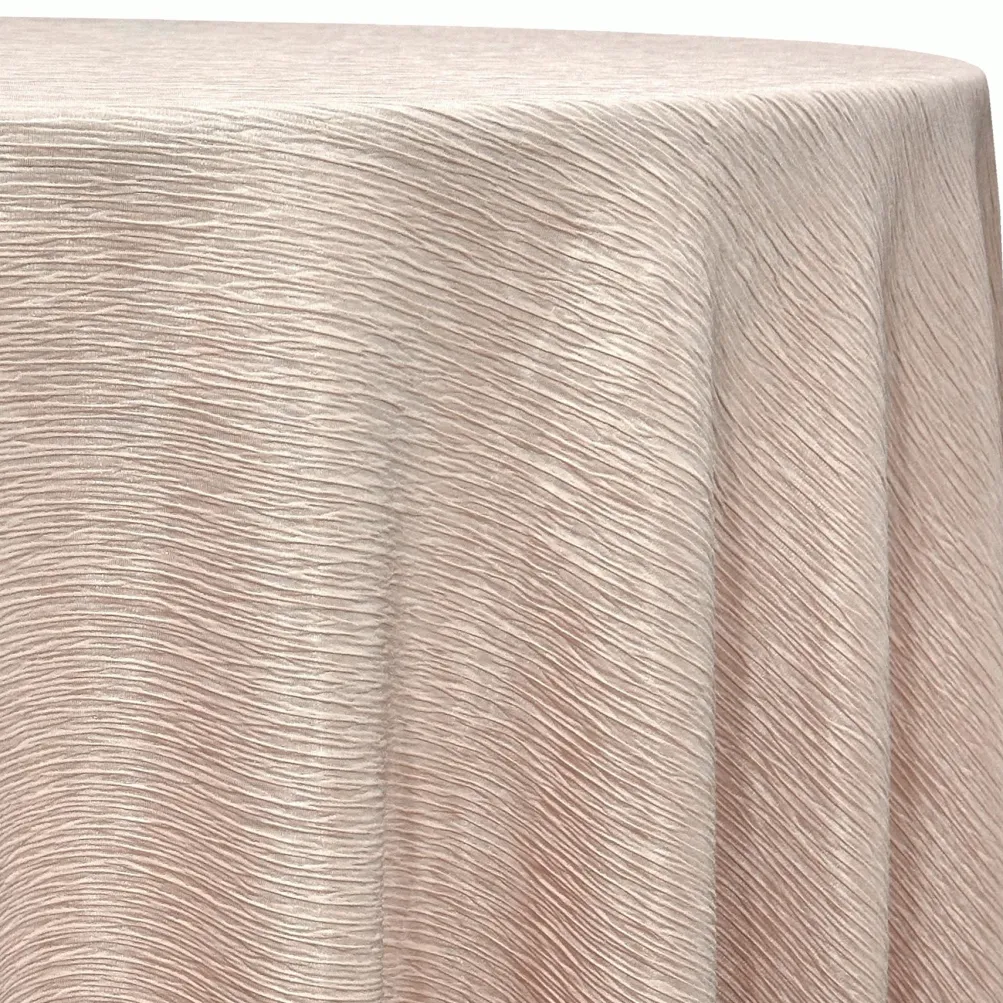 Bella Crepe Table Linen in Blush