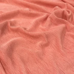 Bella Crepe Table Linen in Coral