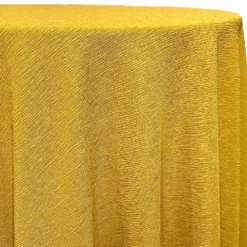 Bella Crepe Table Linen in Gold