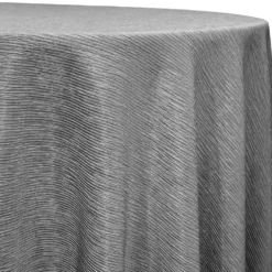 Bella Crepe Table Linen in Grey