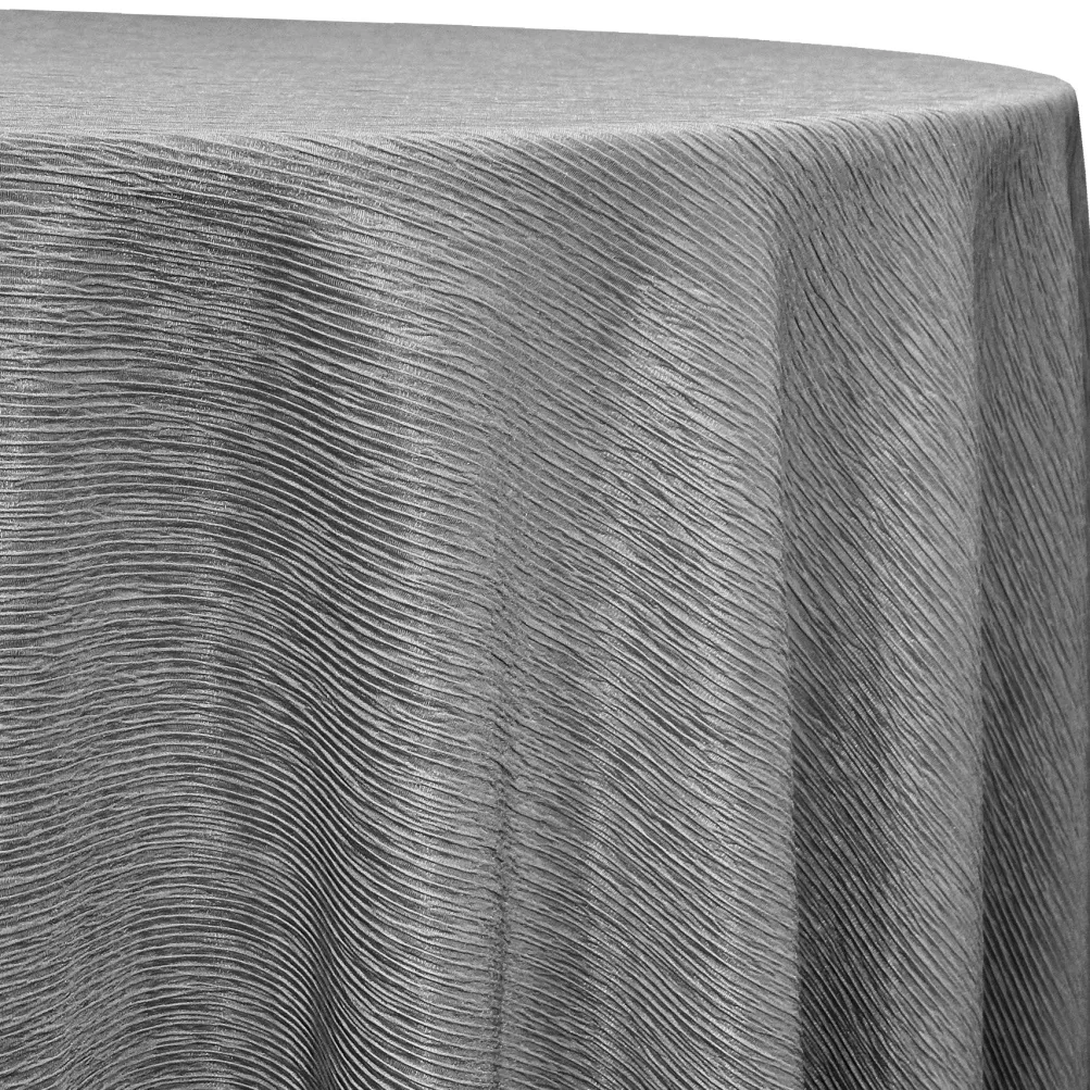 Bella Crepe Table Linen in Grey