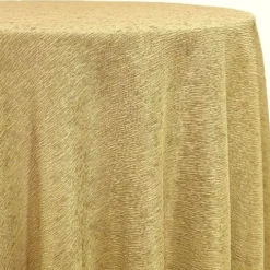 Bella Crepe Table Linen in Lt Gold
