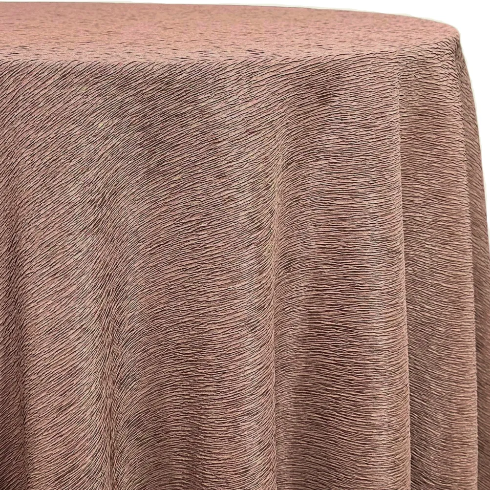 Bella Crepe Table Linen in Mauve