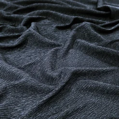 Bella Crepe Table Linen in Navy