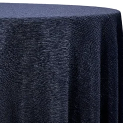 Bella Crepe Table Linen in Navy