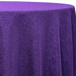 Bella Crepe Table Linen in Purple