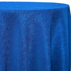 Bella Crepe Table Linen in Royal