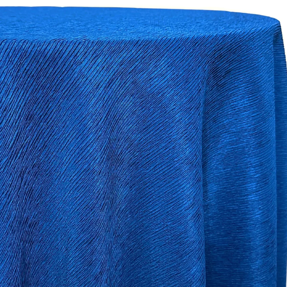 Bella Crepe Table Linen in Royal