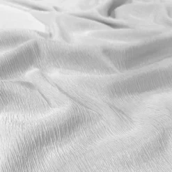 Bella Crepe Table Linen in White