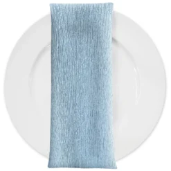 Bella Crepe Table Napkin in Baby Blue
