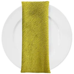 Bella Crepe Table Napkin in Chartreuse