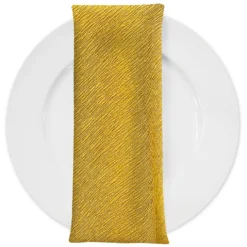 Bella Crepe Table Napkin in Gold